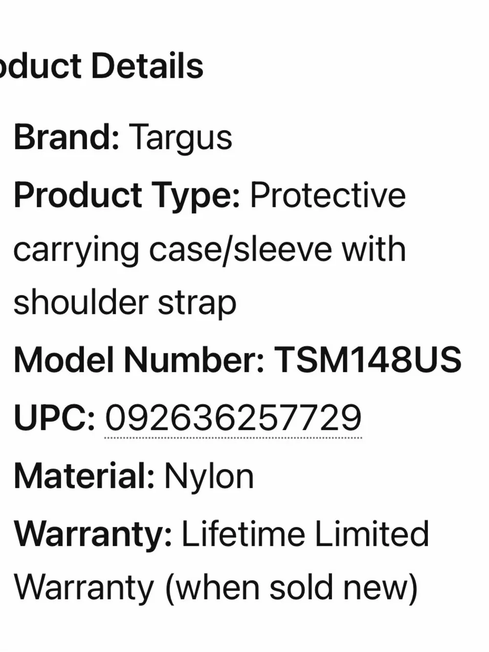 Targus Black & Gray Messenger Bag for zip